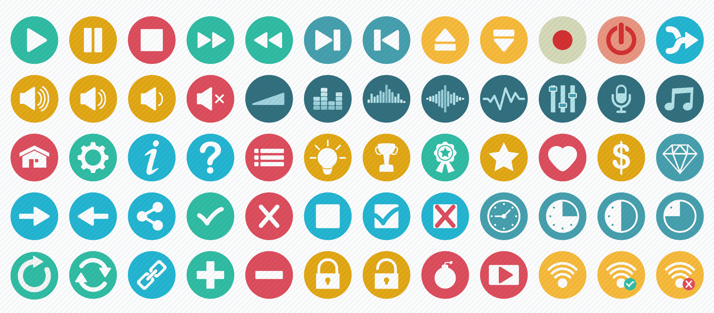 Flat Round Icons ~ RoundIcons