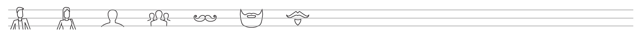 people line icons