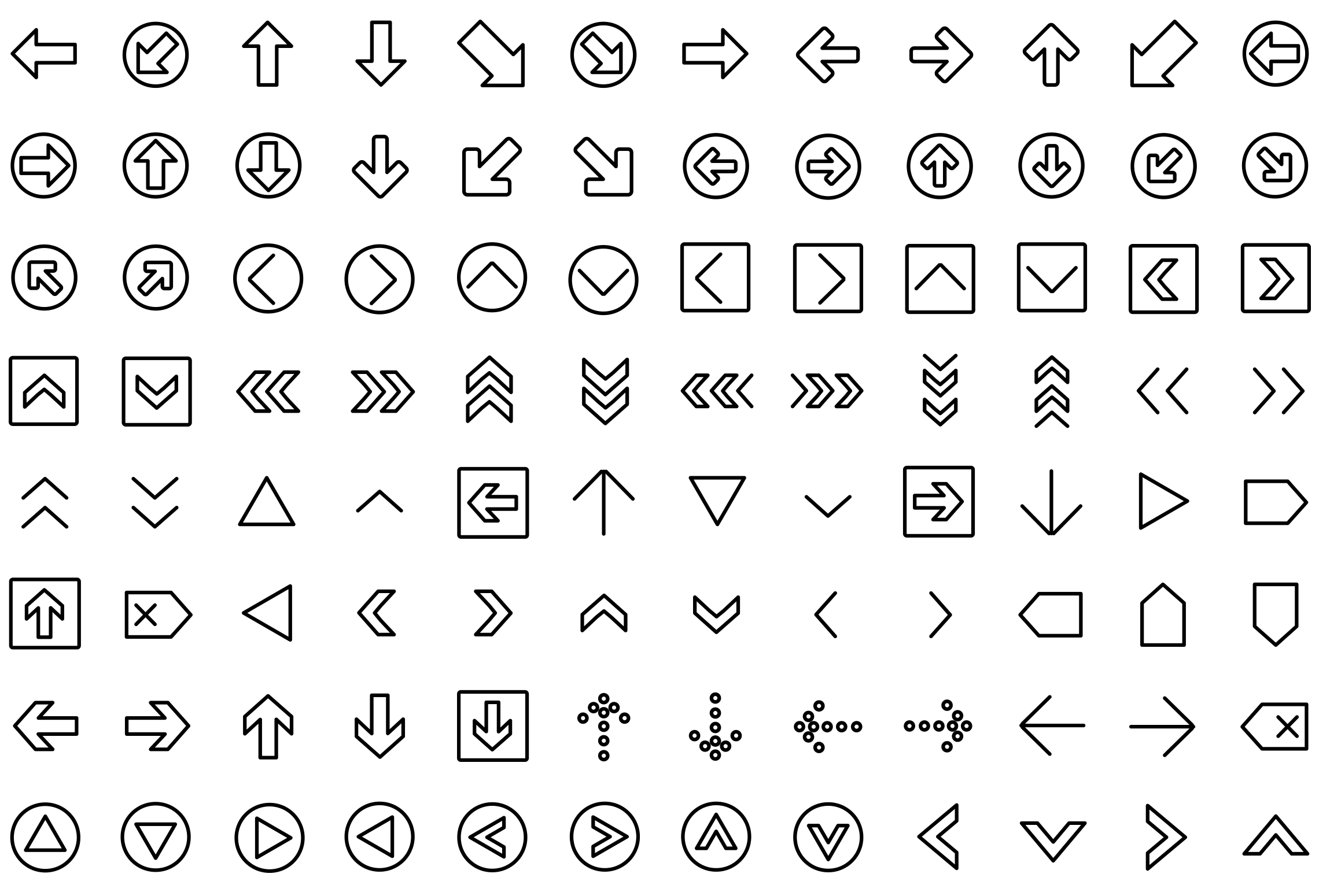 arrows-boldicons-preview