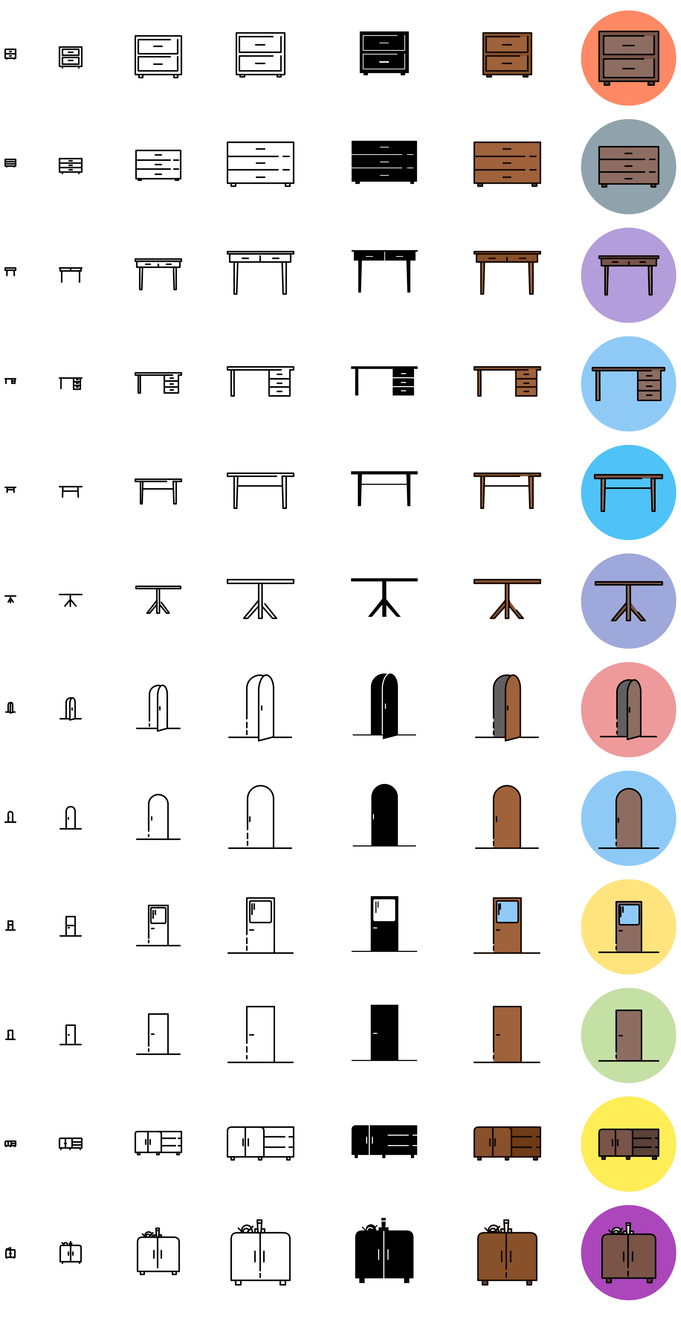furniture-3-preview responsive icons