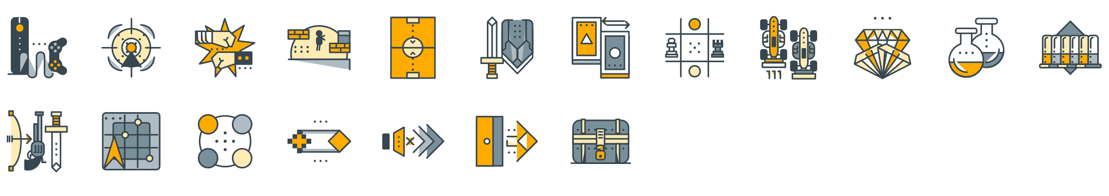 gaming-funline-icons-preview