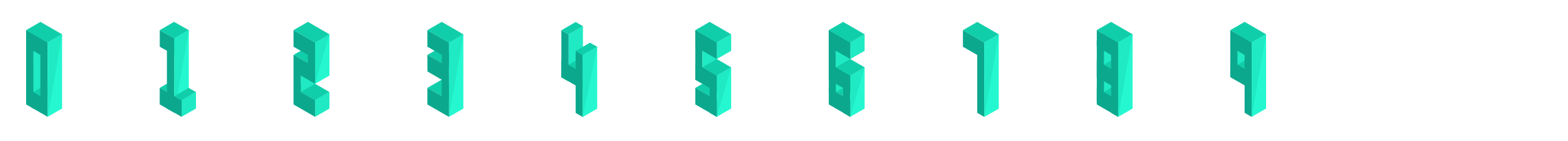 numbers-isometric-icons-preview