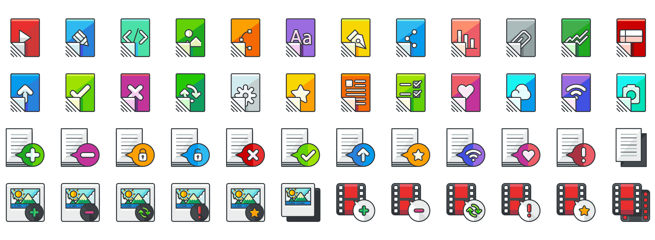Files-filled-outline-icons