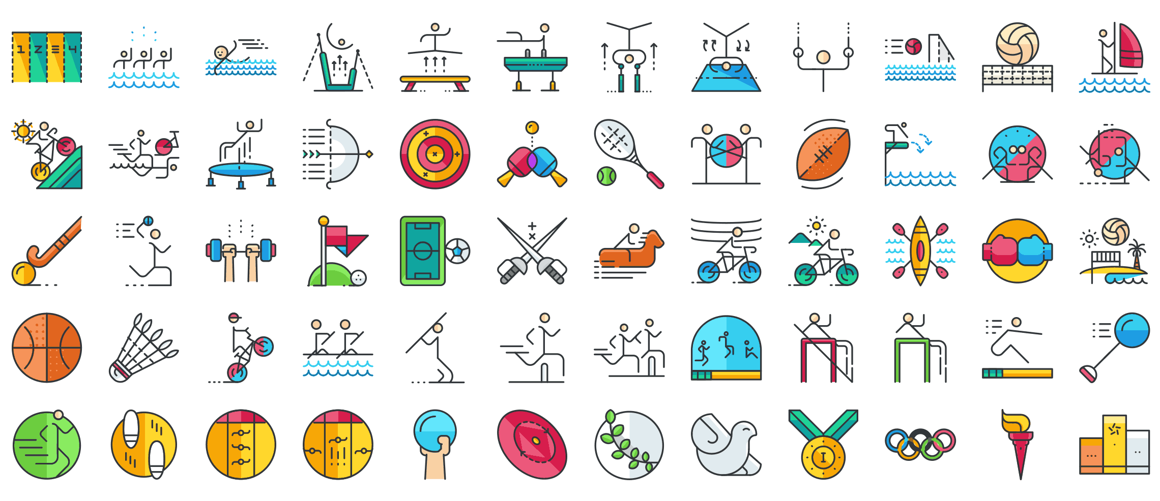 Sports-outline-icons