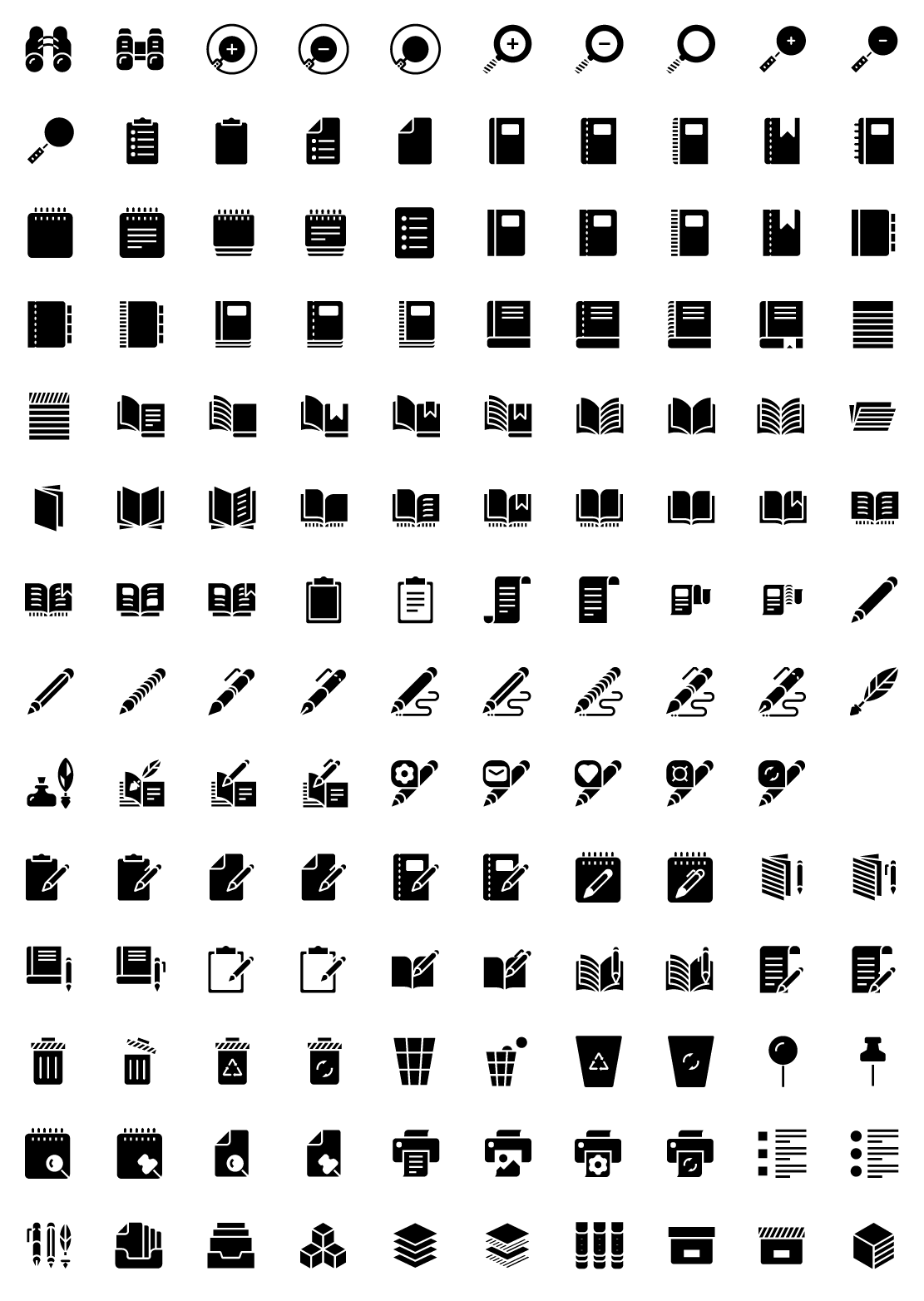 Basic Content Solid Icons