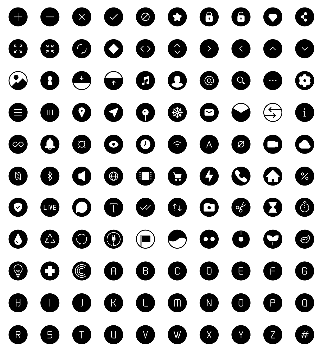 circle icons solid icons