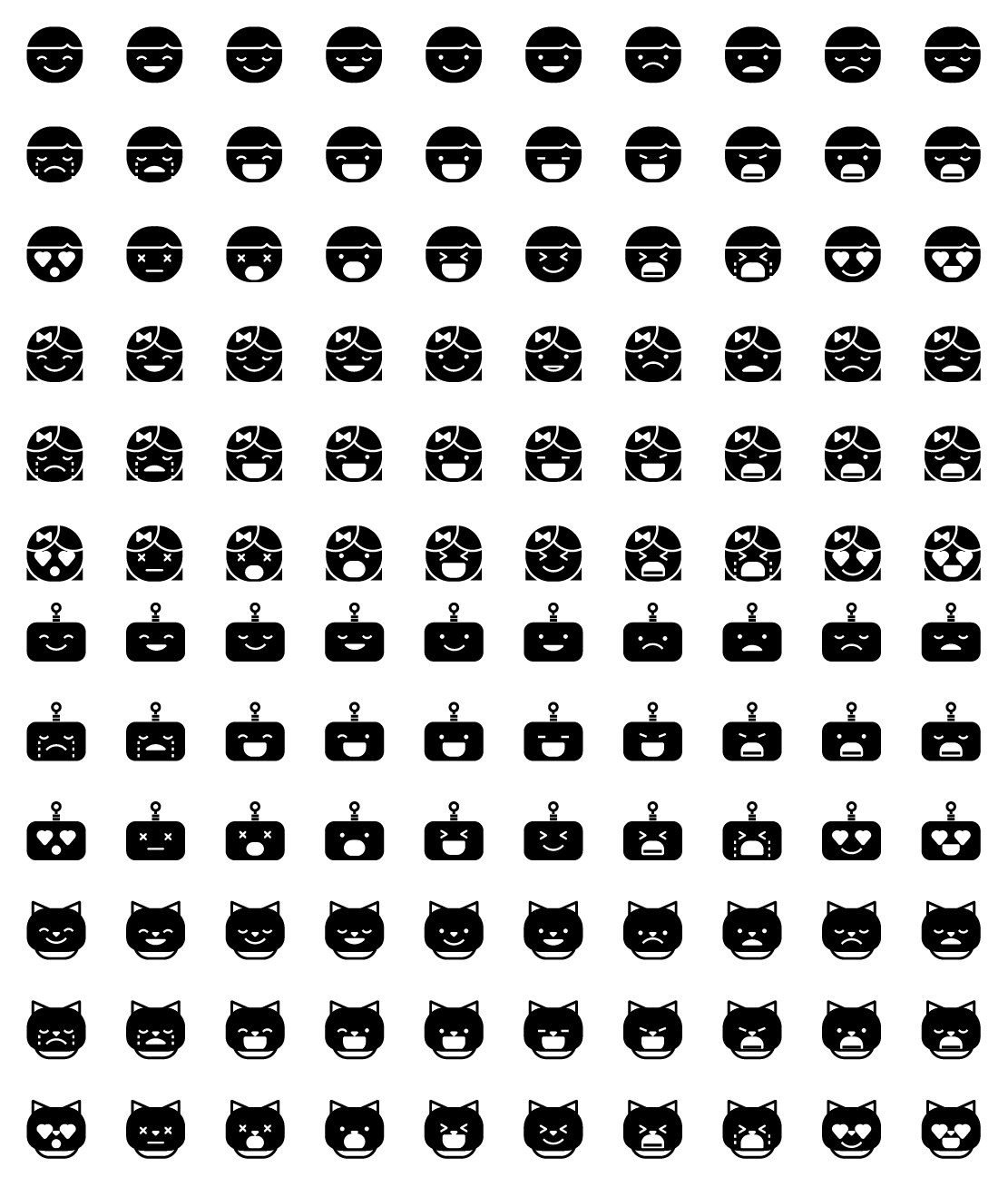 emoticons solid icons