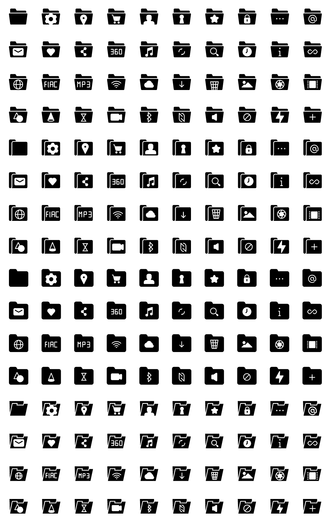 Folder Solid Icons