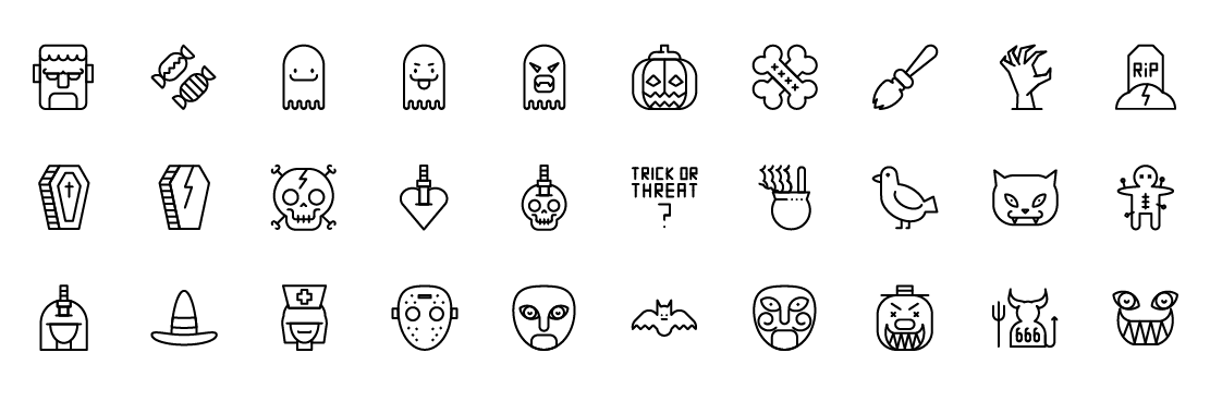 Halloween Line Icons