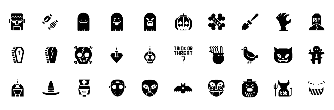 Halloween Solid Icons
