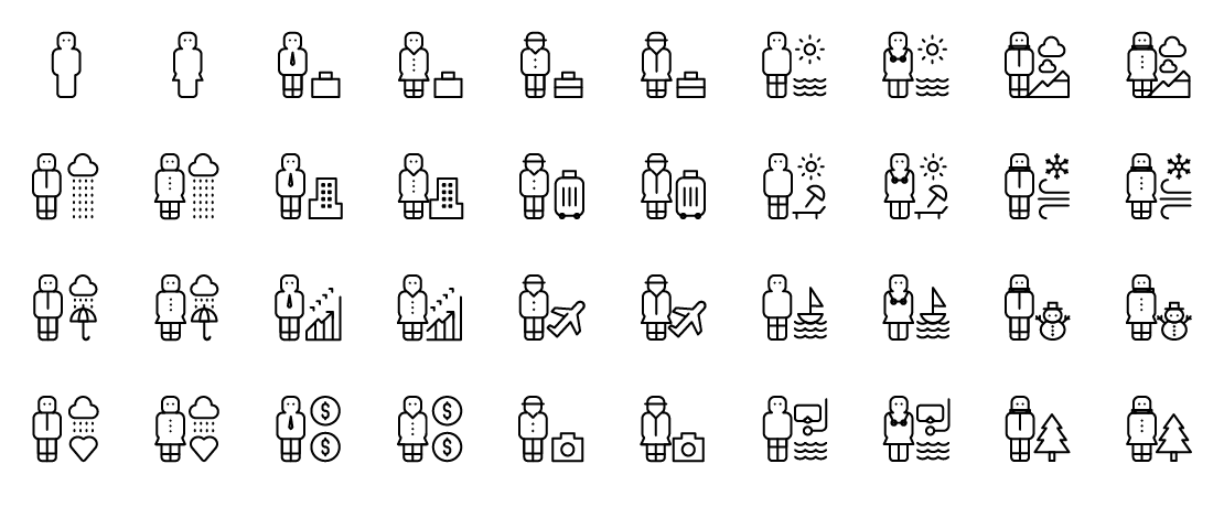 people line icons