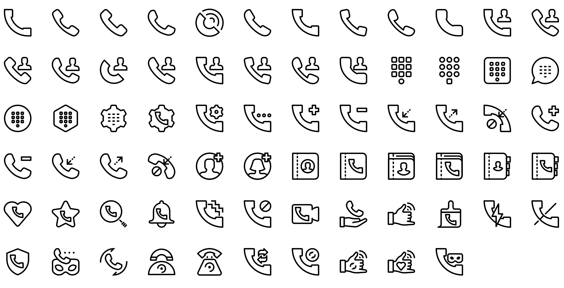 dialer-line-icons-preview