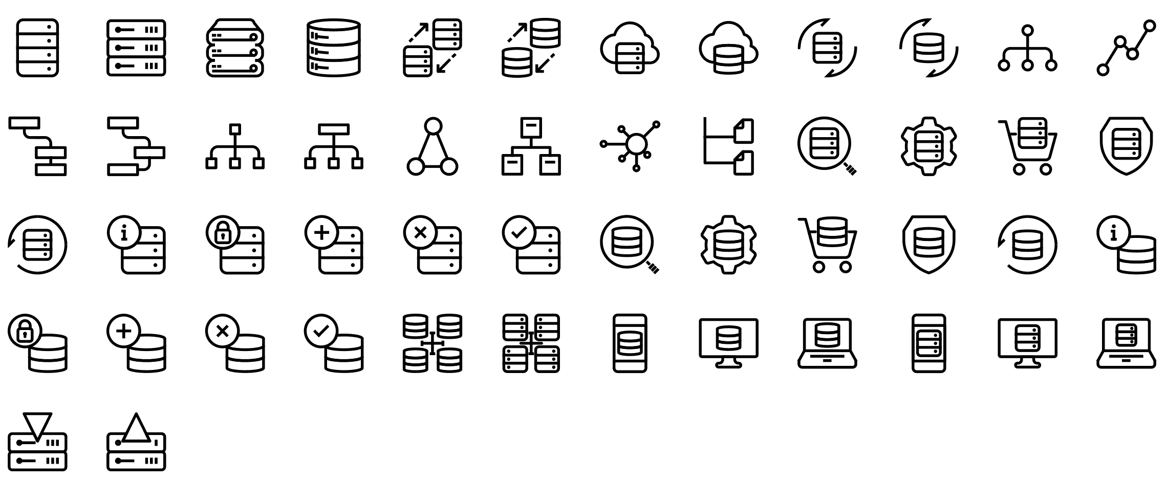 server-line-icons-preview