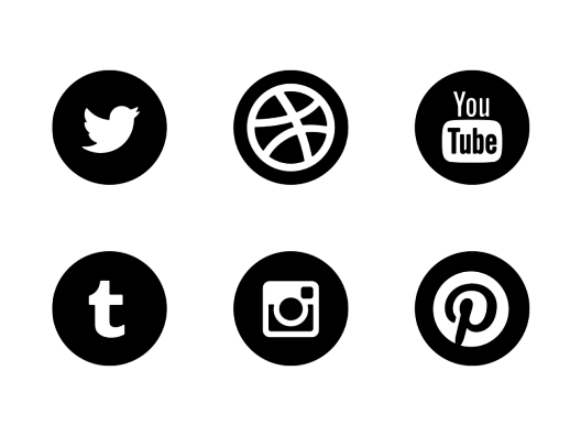 social-media-glyph-icons