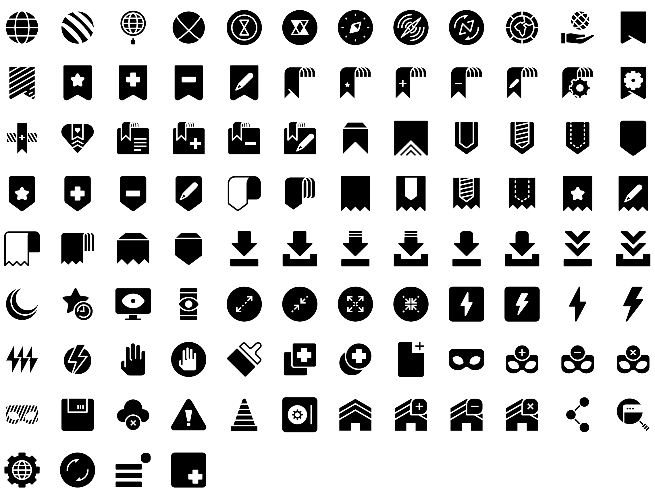 browser-app-content-and-development-glyph-icons-preview
