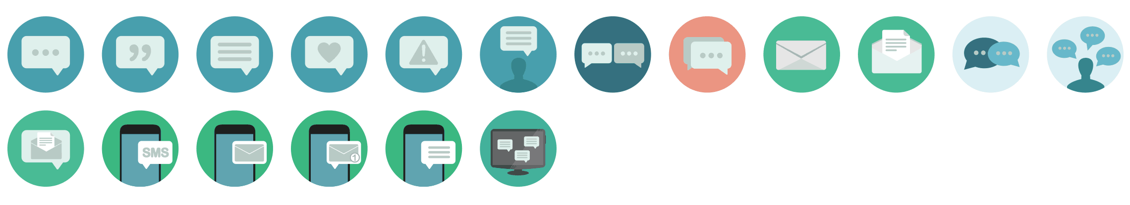 chat-messages-flat-icons-vol-1-preview
