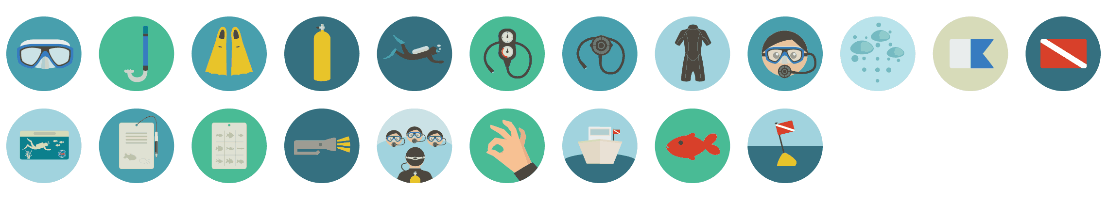 diving-flat-icons-vol-1-preview