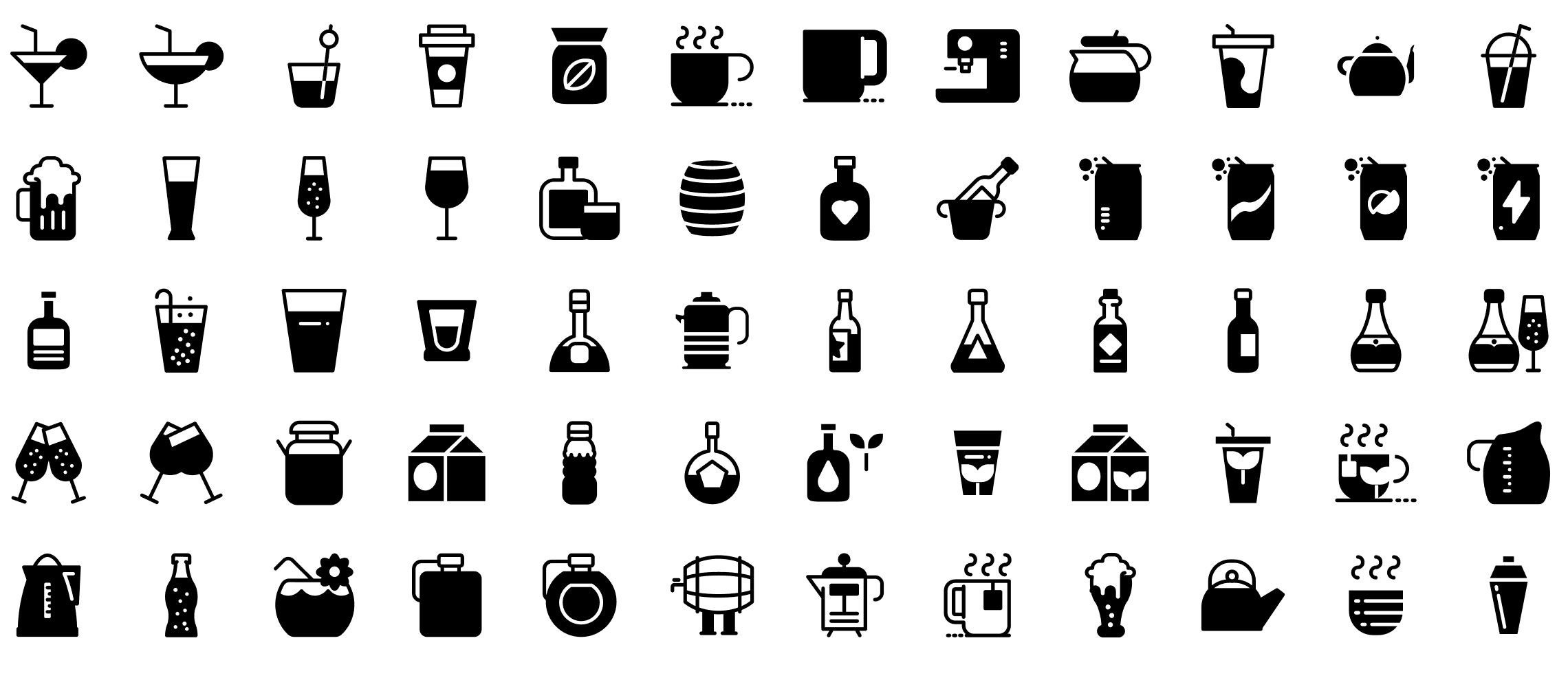 drinks-and-beverages-glyph-icons-preview