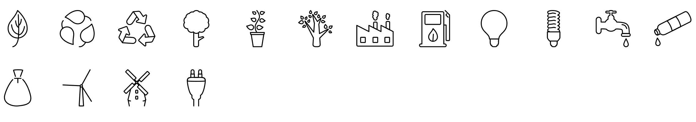 ecology-line-icons-preview