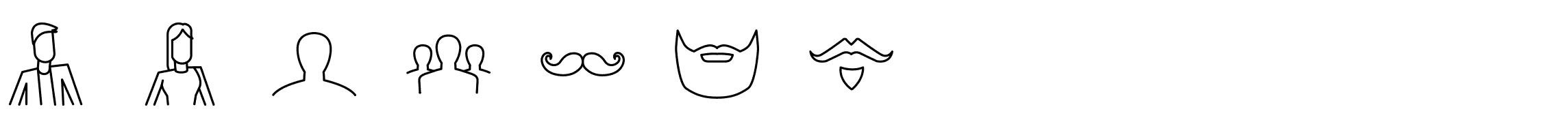 faces-and-users-line-icons-preview