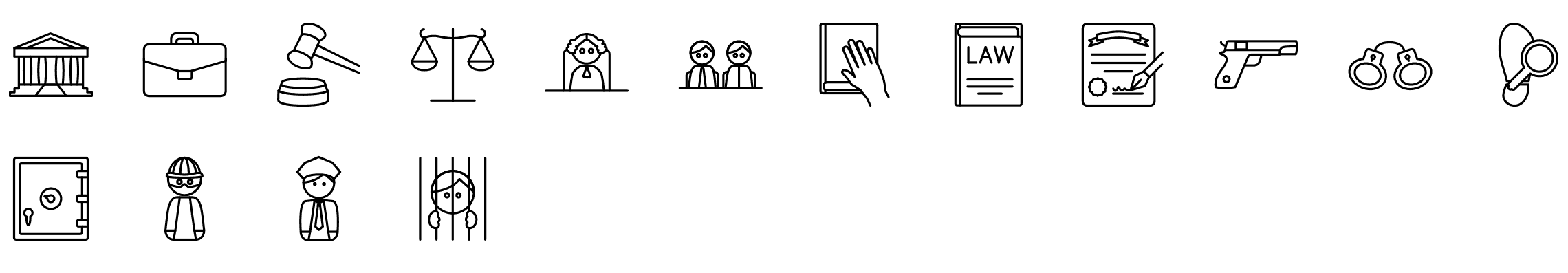 law-line-icons-preview
