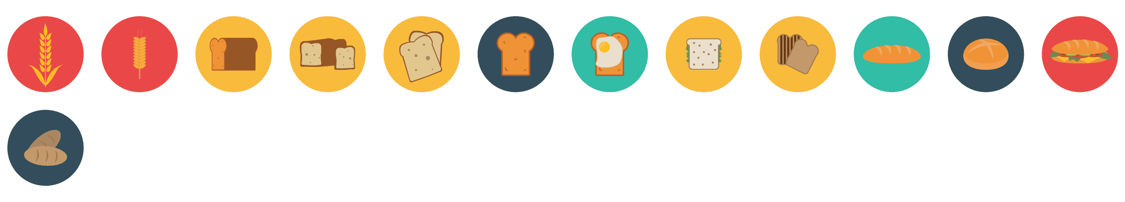 pastry flat-icons-vol-1-preview