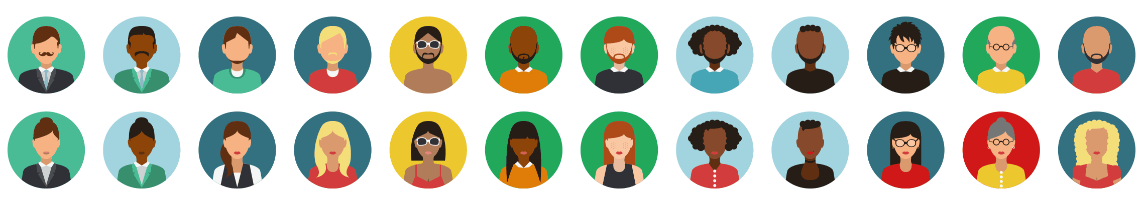 avatars random flat-icons-vol-1-preview