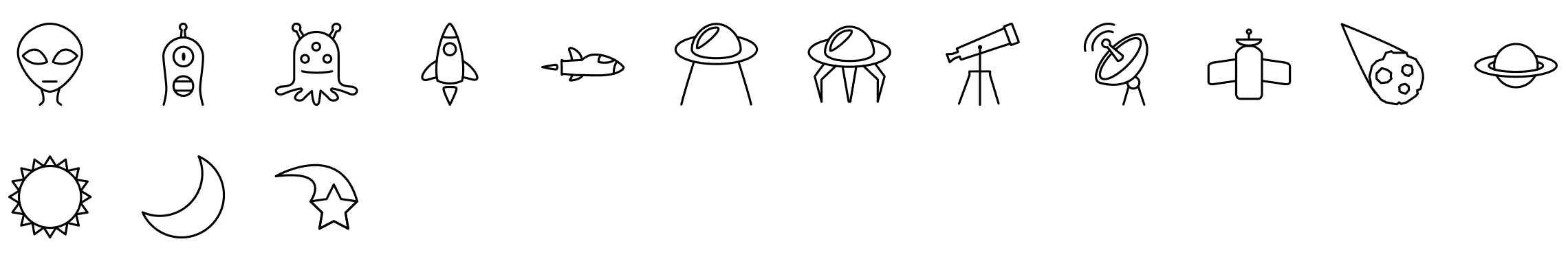 space-line-icons-preview