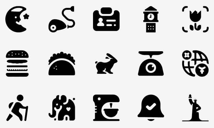 Download 2200 Solid icons pack - Ai SVG PNG Sketch Round icons