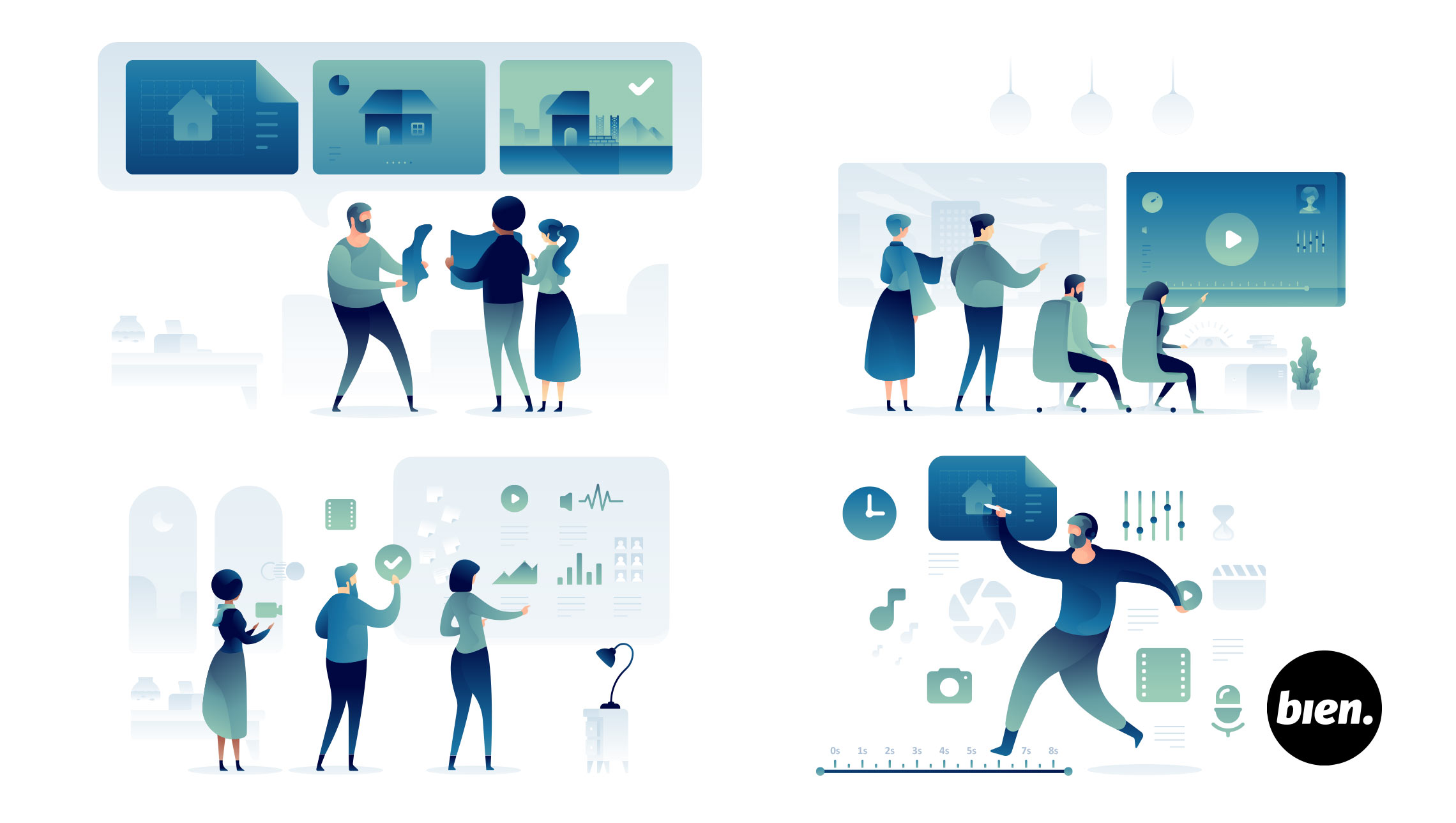 Bien Workspace illustration