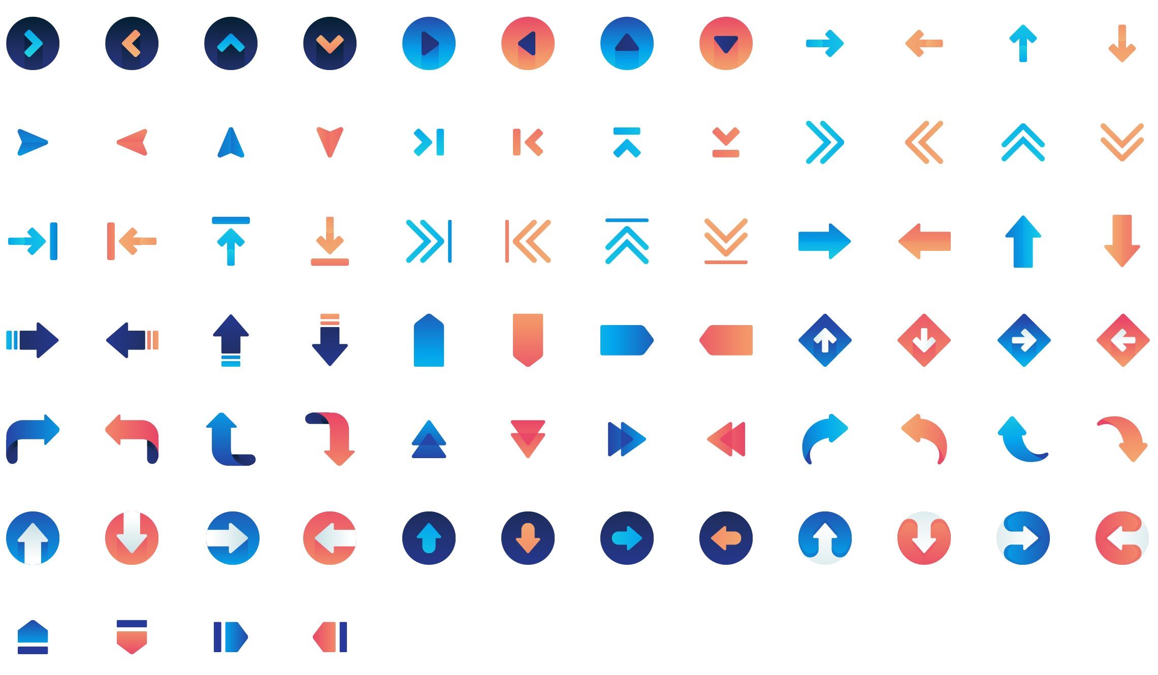 arrow-gradient-icons-preview