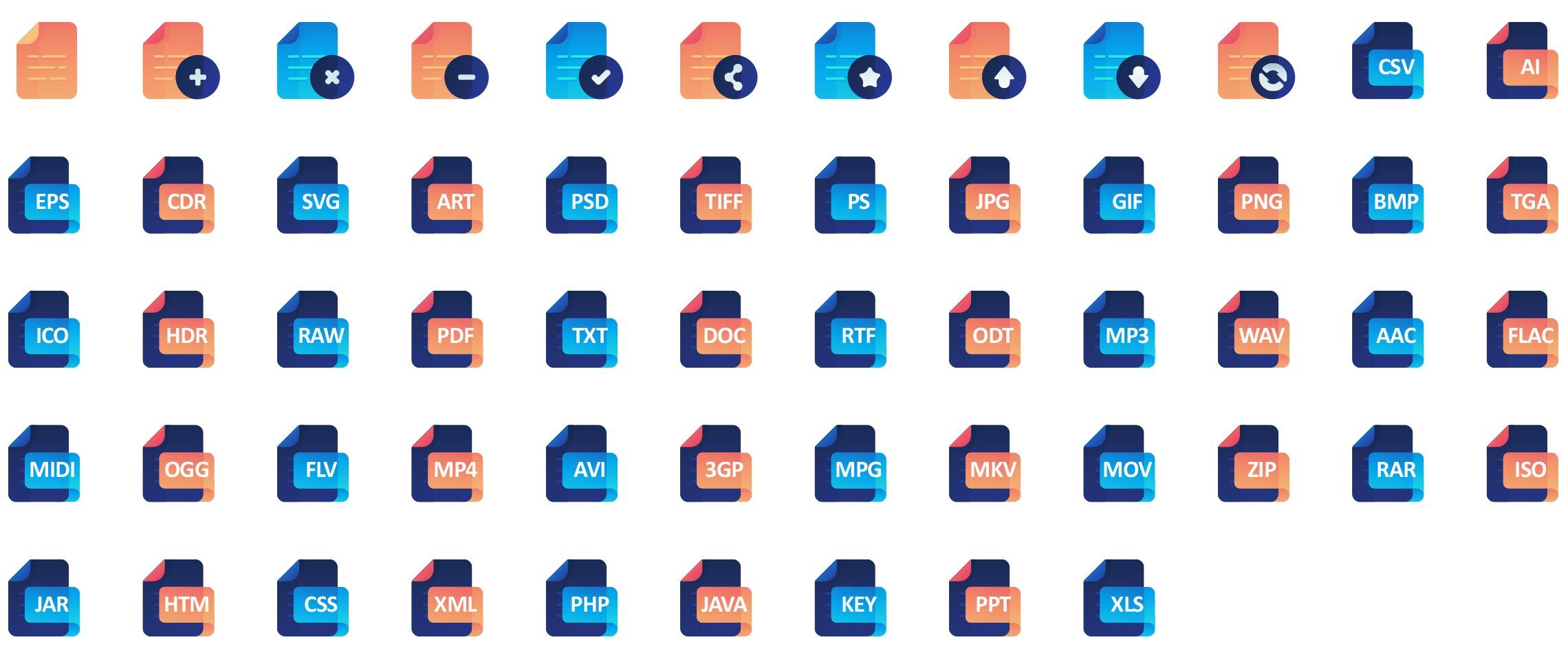 files-gradient-icons-preview