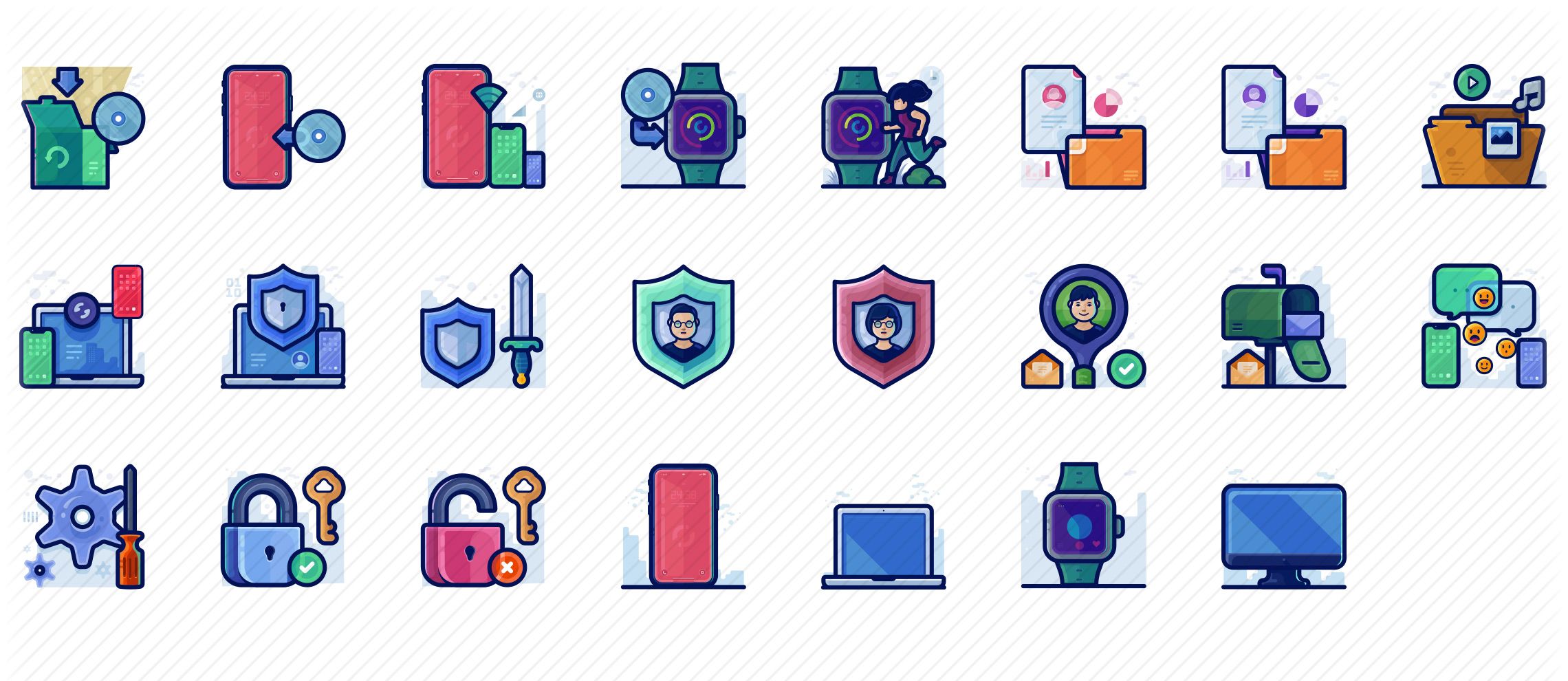 technology-detailed-line-icons-preview