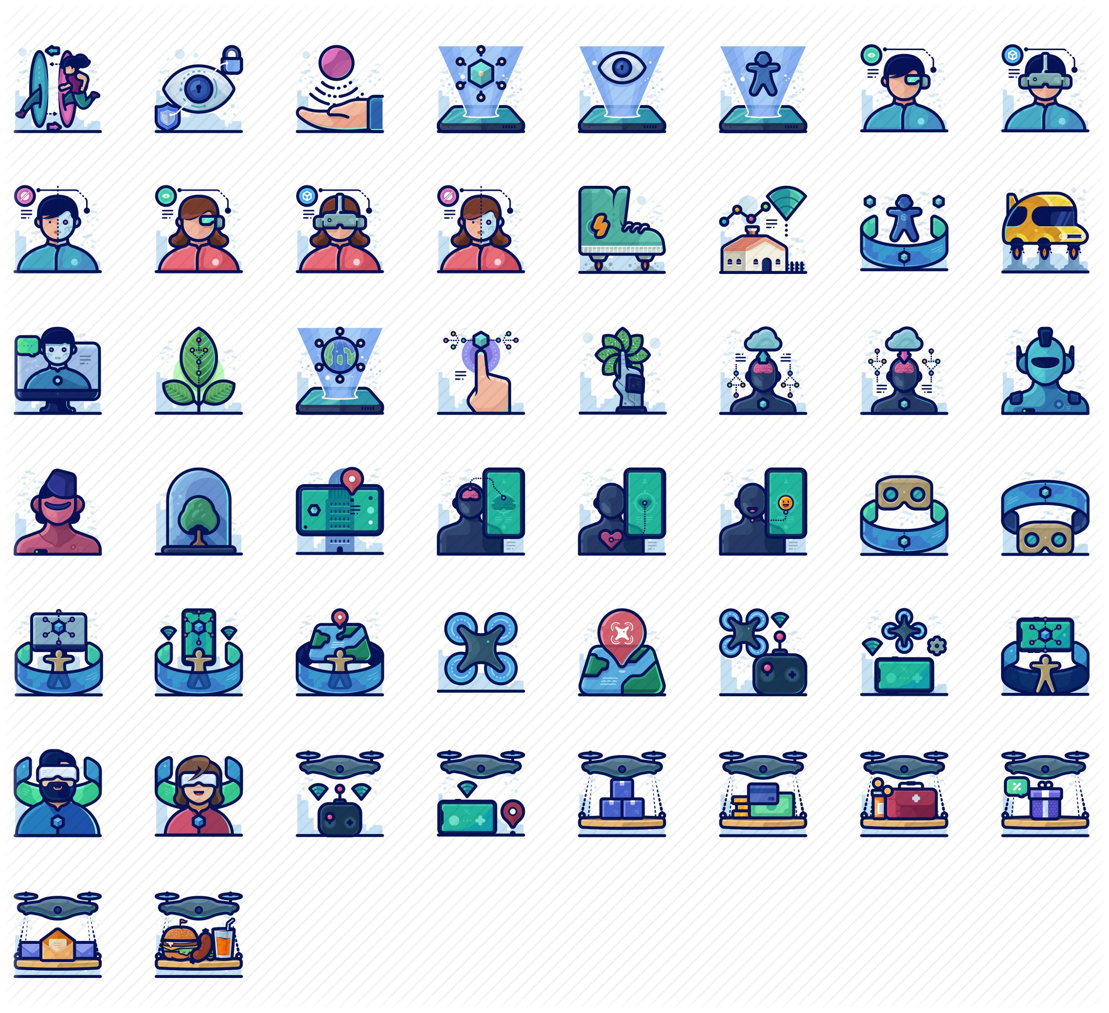 travel-and-holiday-detailed-line-icons-preview