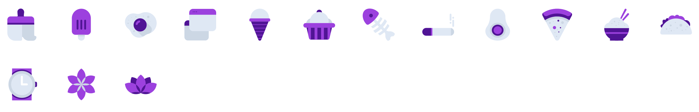 Accent Duo Tone Icons - Round Icons