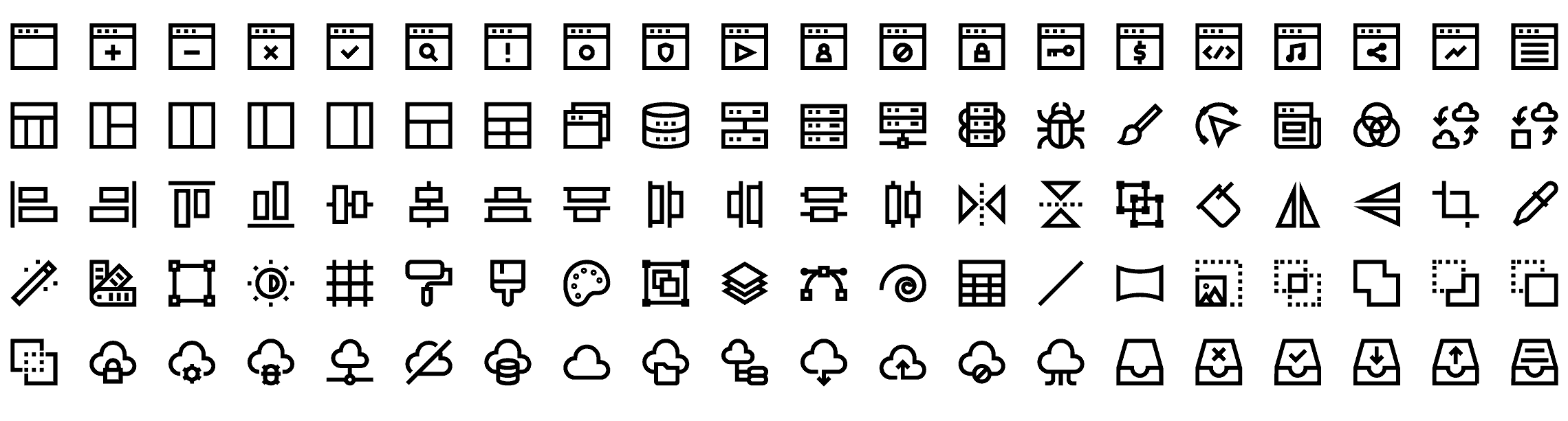 web-design-mini-bold-icons-preview-settings